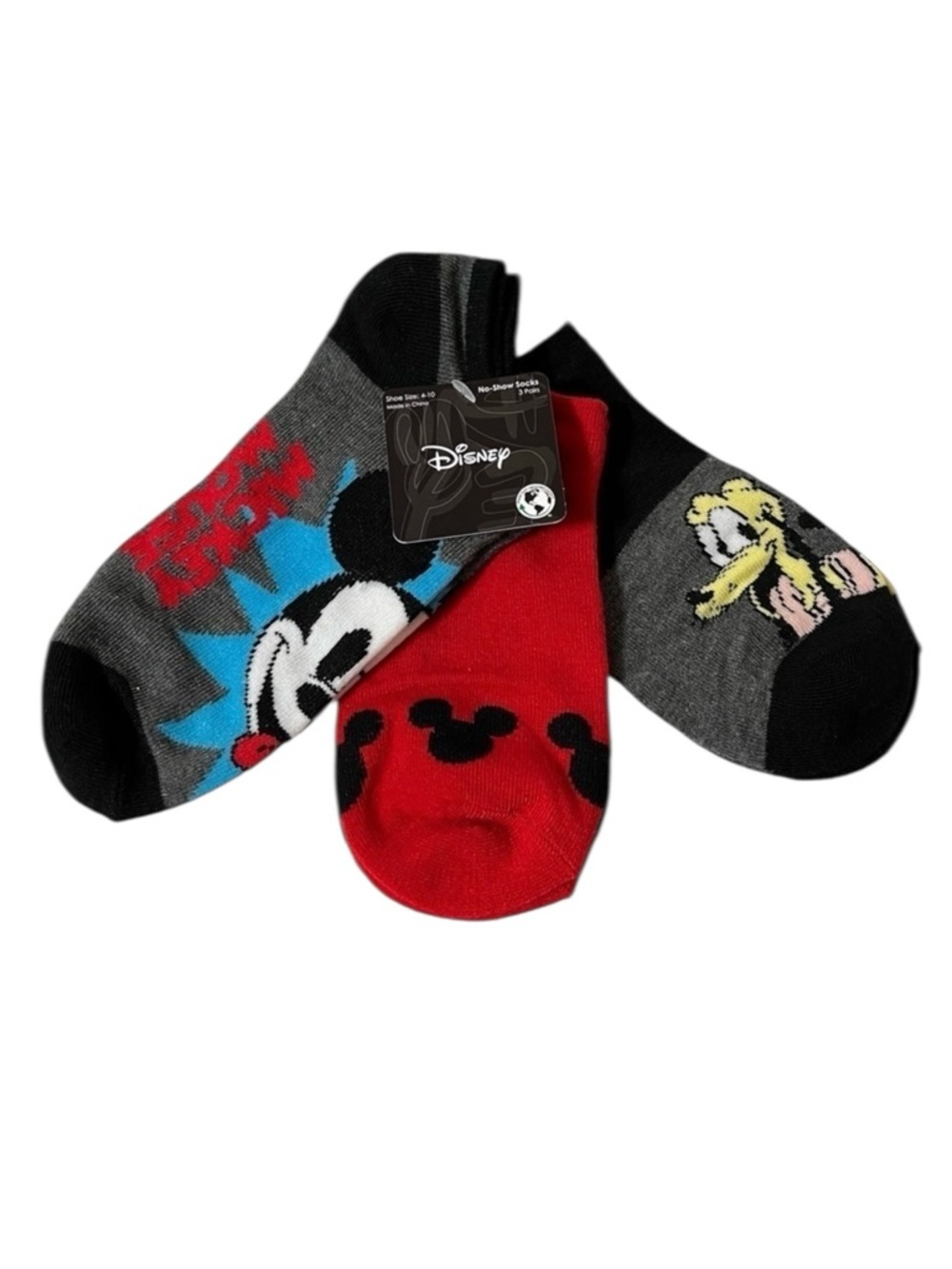 3 Pack Disney No-show Socks Womens Size 4-10